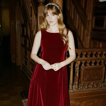 Gradient Scoop Neckline Criss Cross Ruched Mini Dress with Scarf