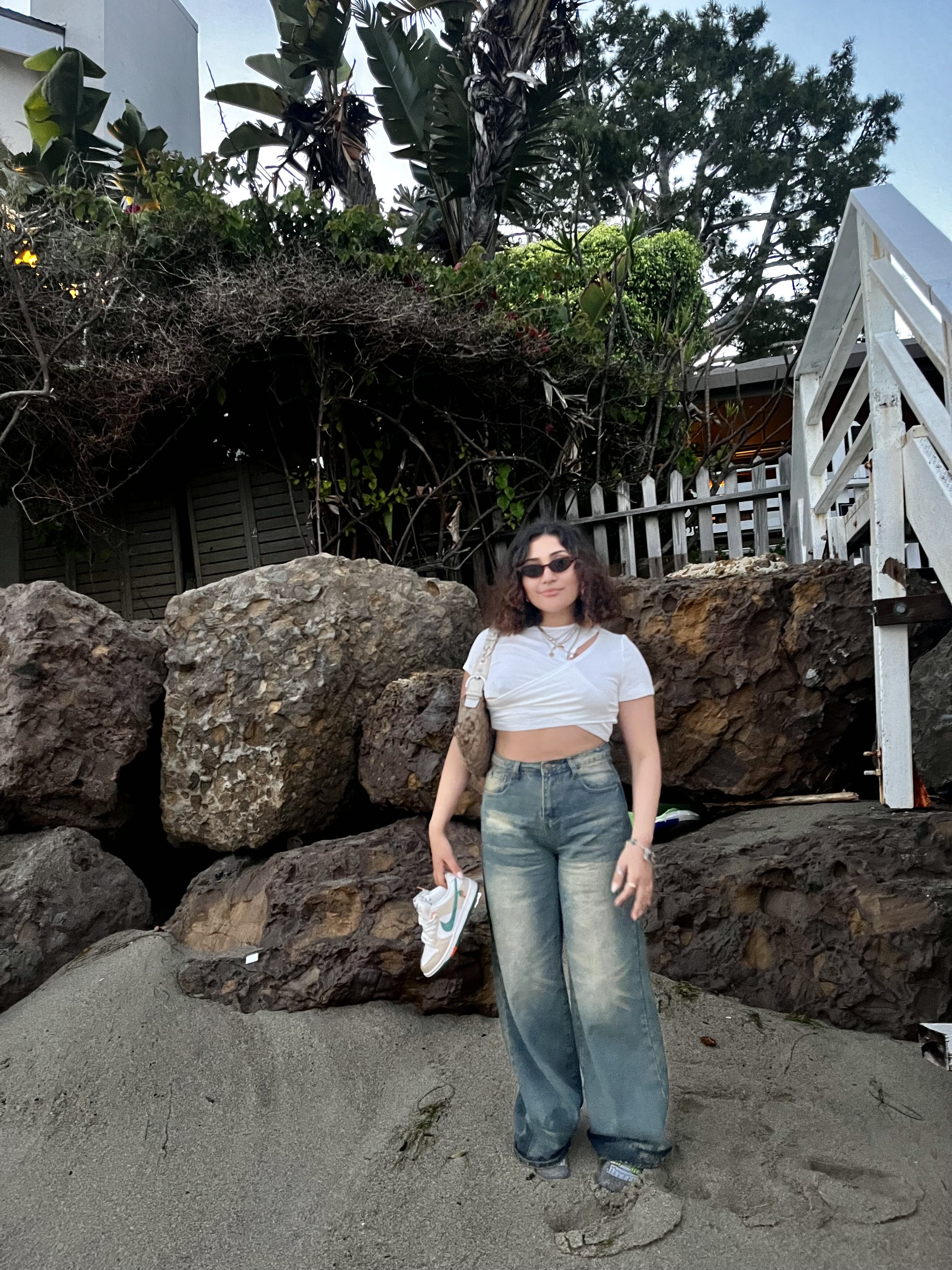 [ KIRSH ]★CHERRY DAMAGE WASHING WIDE-FIT DENIM PANTS Caris Mineral Washed Upside Down Terry Knit Wide Leg Palazzo