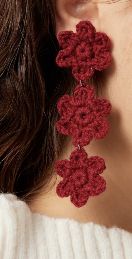 Maxi outlet earring crochet