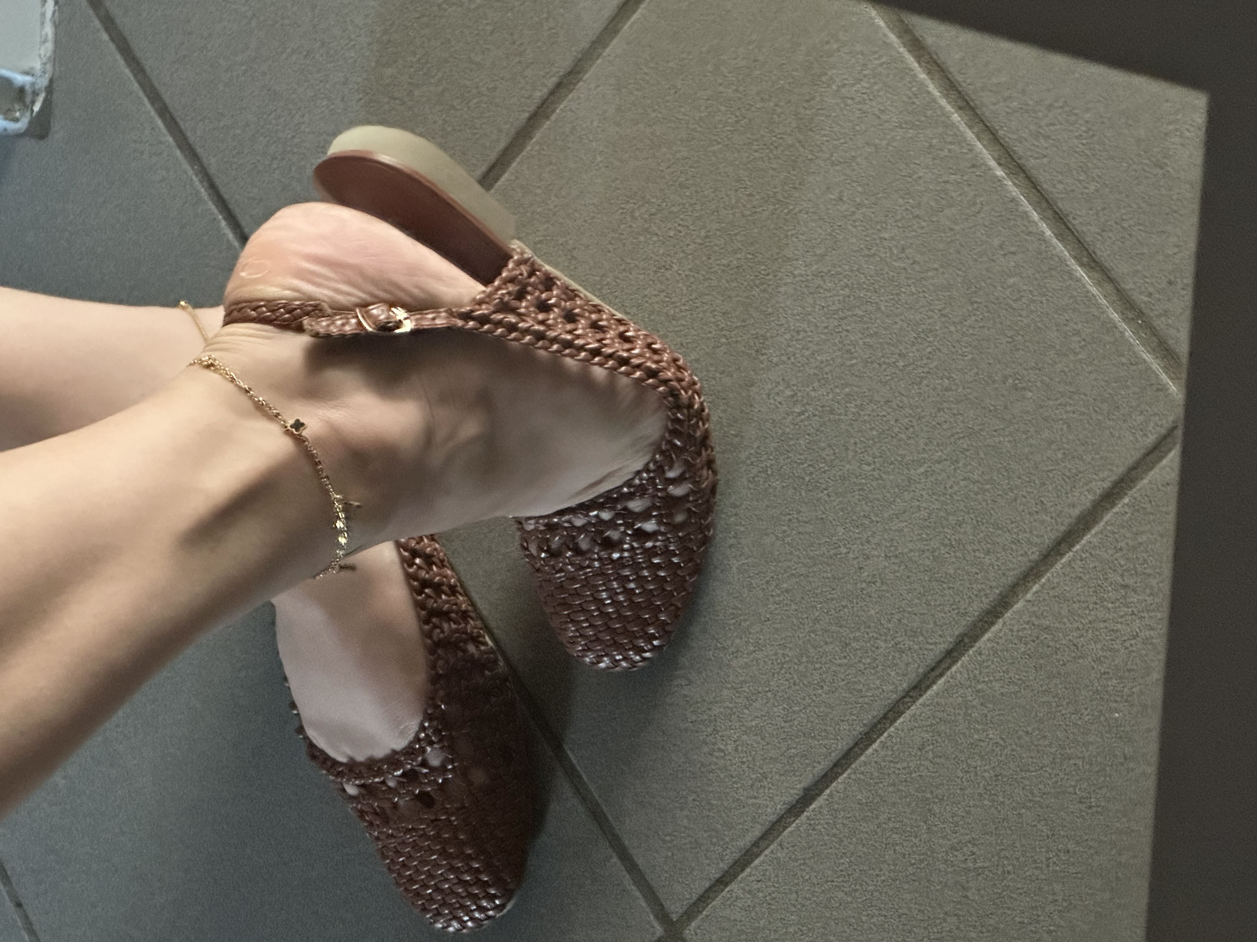 WOVEN SLINGBACK FLATS For Beach Picnic Vacation