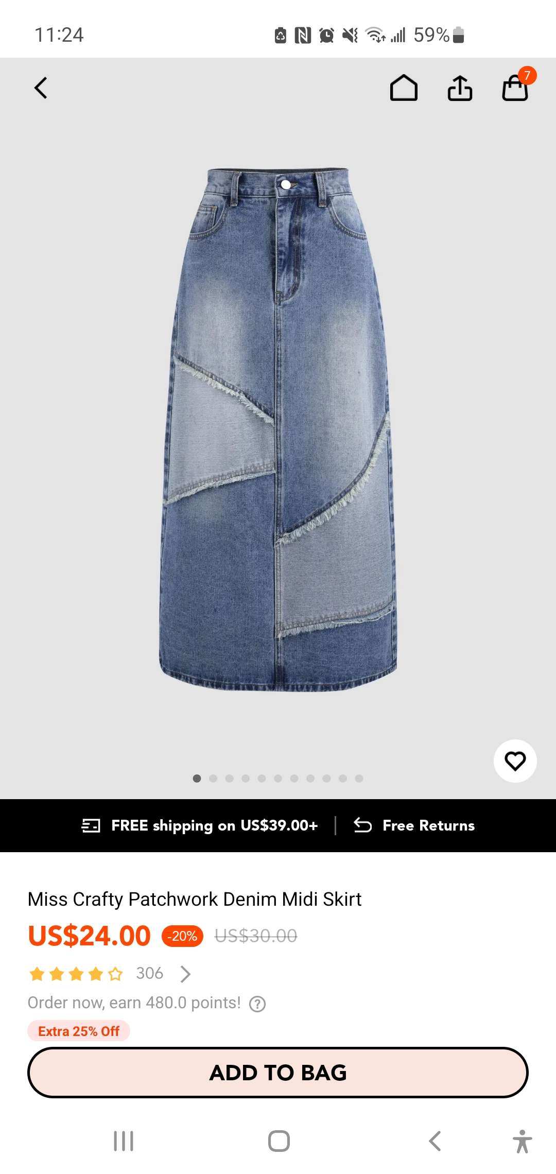 スカート DENIM MIDI SKIRT Denim Skirts Denim Miss Crafty Patchwork Denim Midi Skirt
