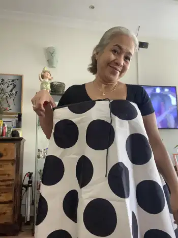 Bandeau Polka Dot Knotted Mini Dress