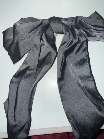 Bowknot Satin Hair Clip