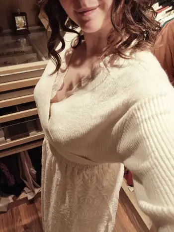 Knit V-neck Solid Lace Trim Wrap Long Sleeve Top