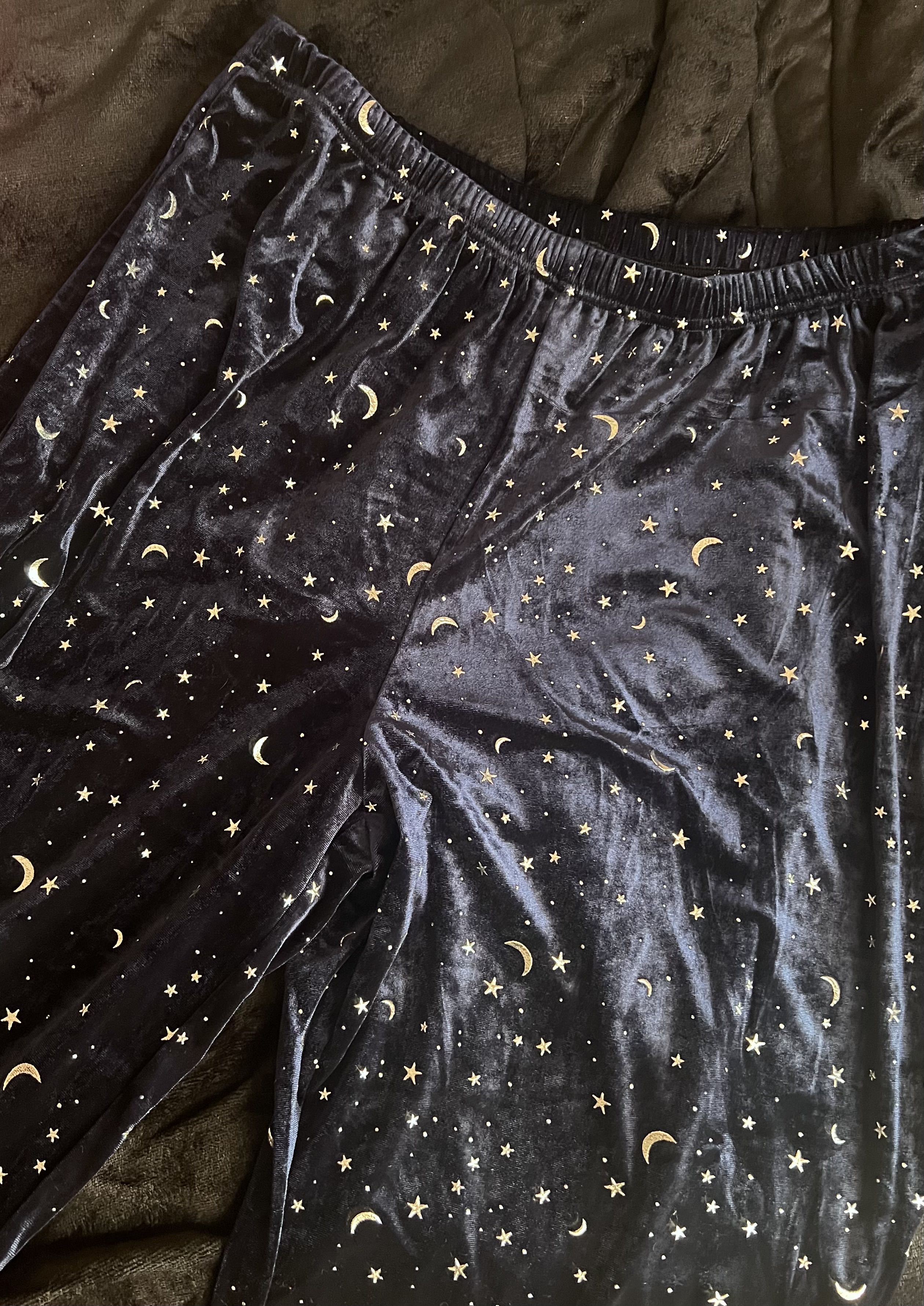 Oarencol Star Moon Space Galaxy Women's Pajama Pants Spacecraft