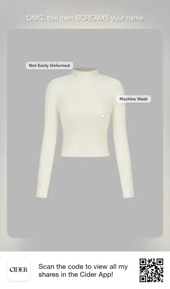 Rib Knit Stand Neck Solid Long Sleeve Top