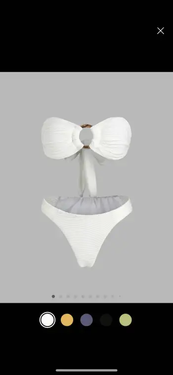 Adjustable Straps Bowknot Bikini Set