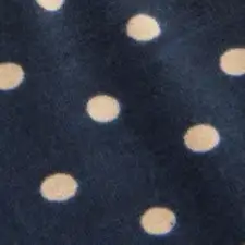 Knit V-neck Polka Dot Bowknot Midi Dress
