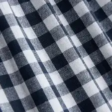 Woven High Rise Gingham Tiered Midi Skirt