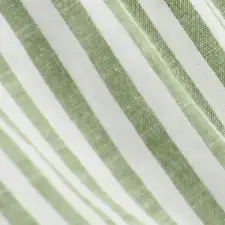 Cotton-blend Collar Striped Knotted Roll-up Long Sleeve Shirt