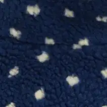 Fleece Stand Collar Fawn Polka Dot Graphic Pocket Jacket