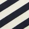 Knit Fabric Oversized Cotton-blend Stripe Tee For Daily Casual