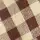 Woven Cotton-blend Gingham Knotted Straight Leg Trousers For Daily Casual