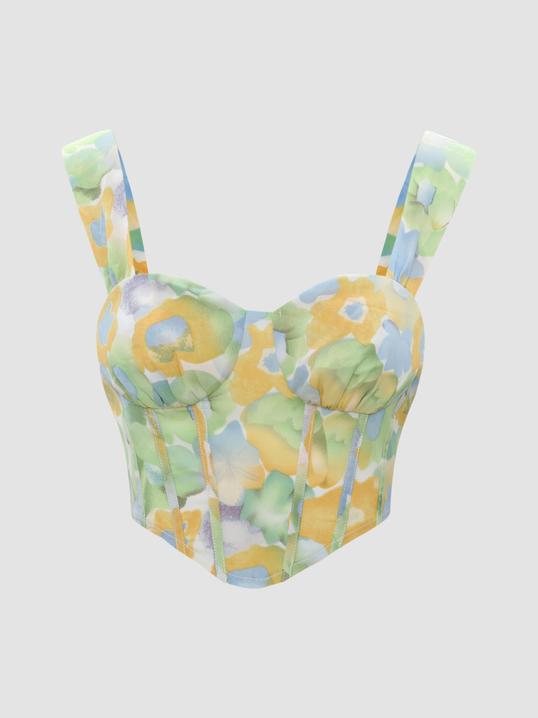  Ein erfrischendes Sommer Korsett Crop Top