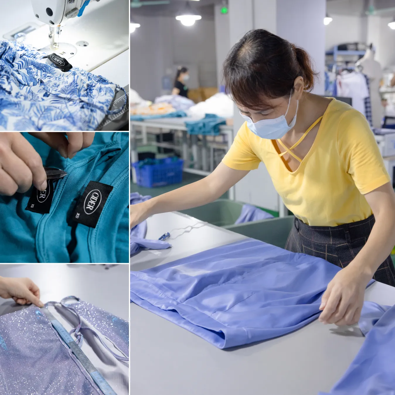 Boat Neck Stripe Knotted Bell Sleeve Blouse