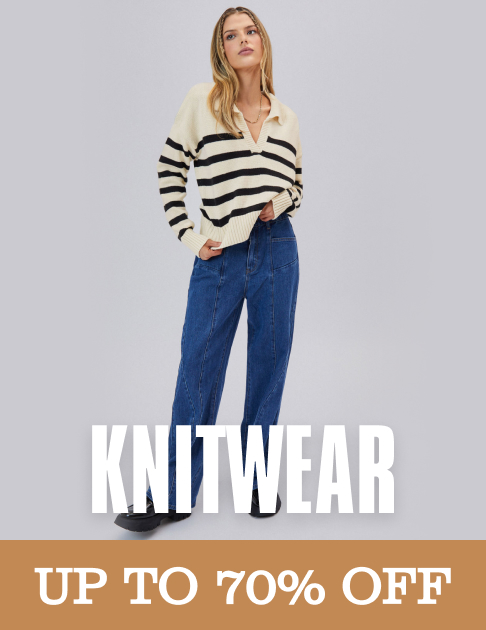 Shop All Knitwear  UP TO 70% OFF 