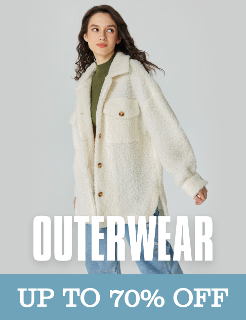 Shop All Outerwear  UP TO 70% OFF 