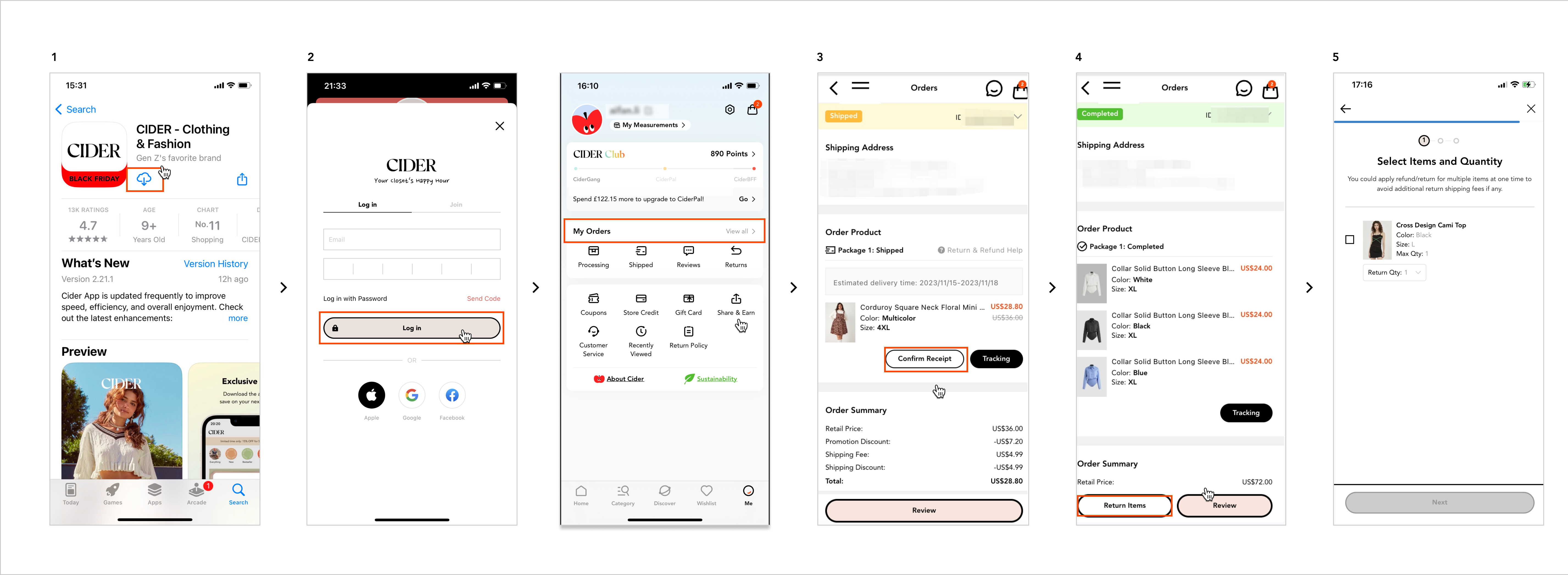 Returns & Refunds Cider