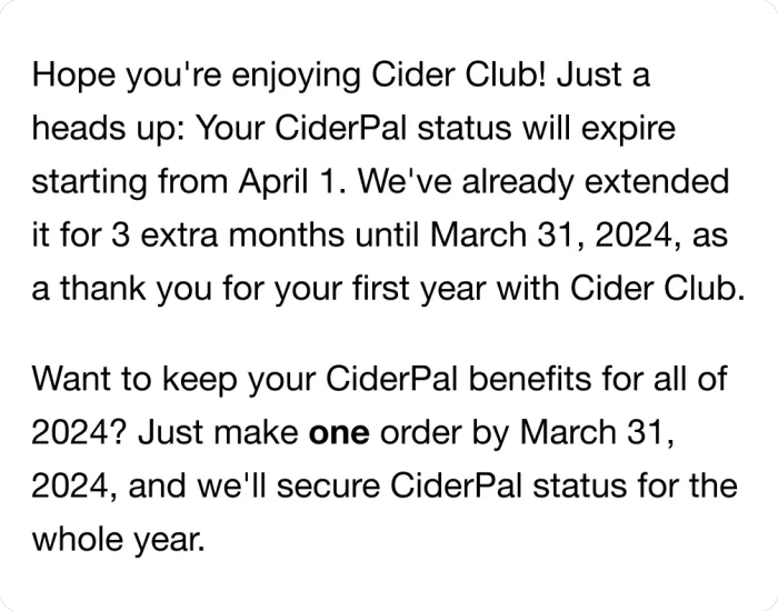 CiderPal Benefits