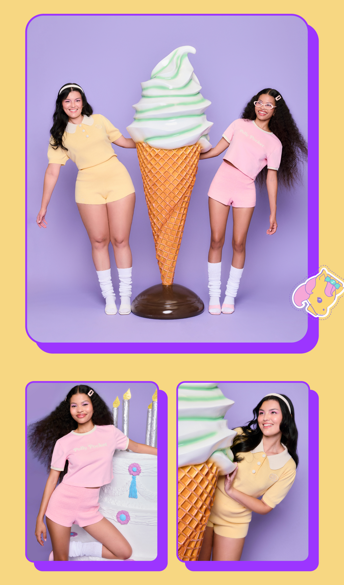 『Cider』Polly Pocket X Cider - Totally Terry Bag Terry Fabric Polly Pocket™️ X Cider - Totally Terry Bag For