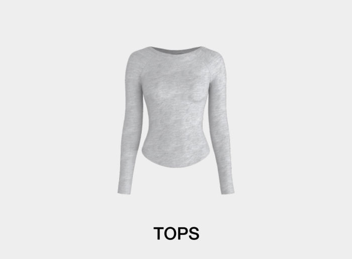 Off-shoulder Solid Long Sleeve Top