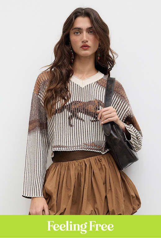 Knit V-neck Split Cami Midi Dress & Shrug