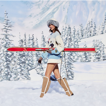 Doll Collar Contrasting Binding Tie Front Pocket Puffer Jacket