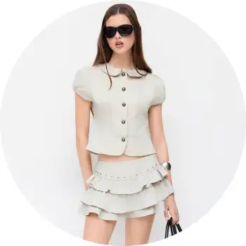 Cotton-blend Halter Neckline Polka Dot Ruched Layered Mini Dress