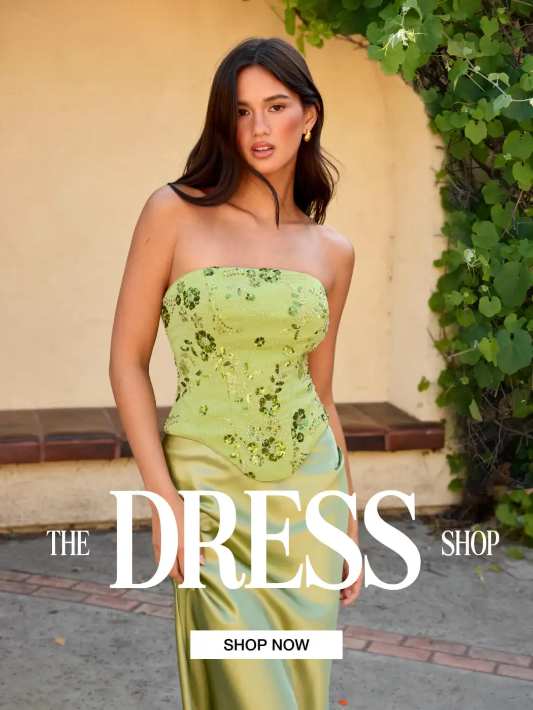 green emerald velvet dress Apple Cider Mini Dress Green main image 0