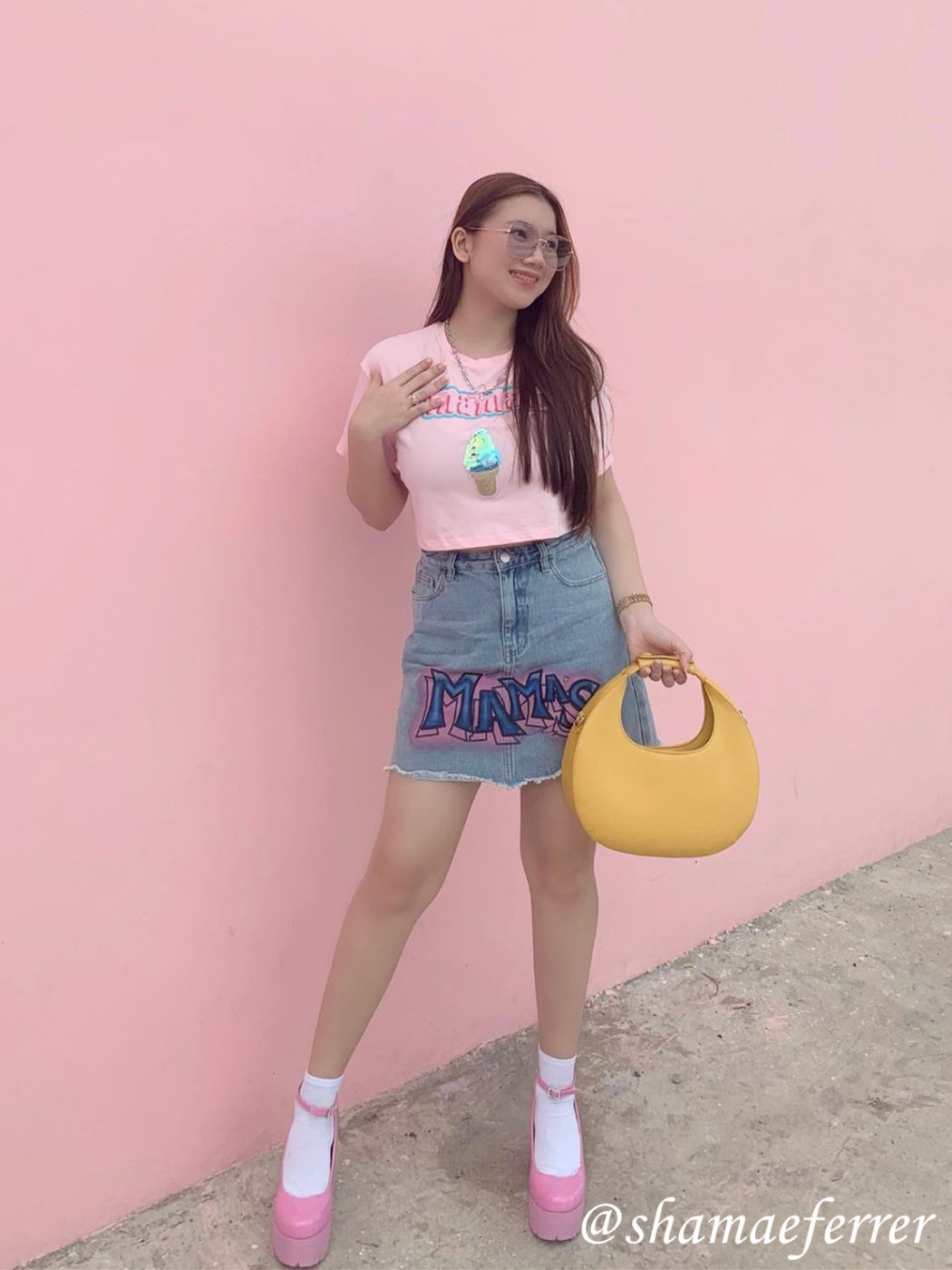 Mamas Denim Mini Skirt