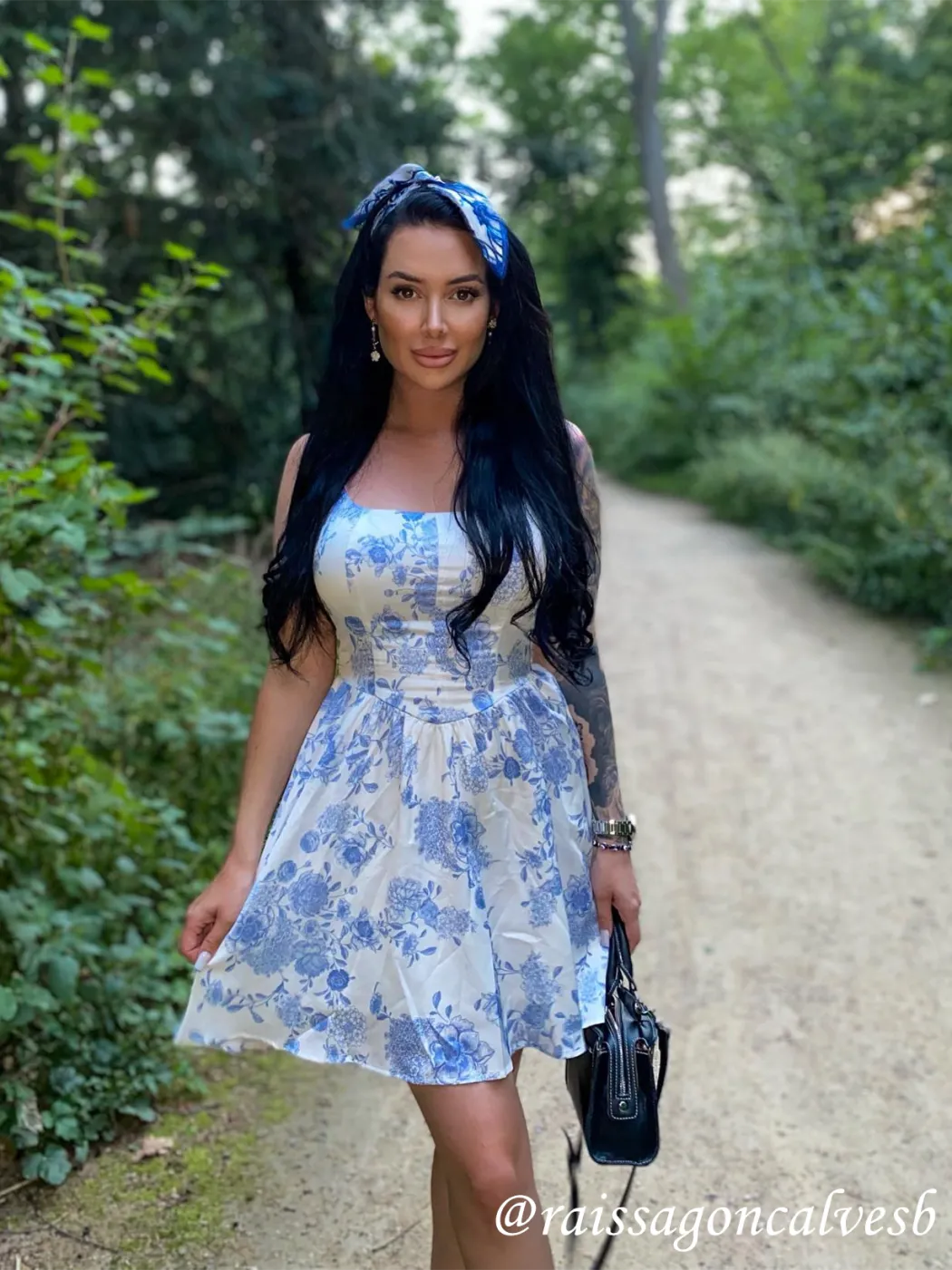Cami-Minikleid aus Toile de Jouy