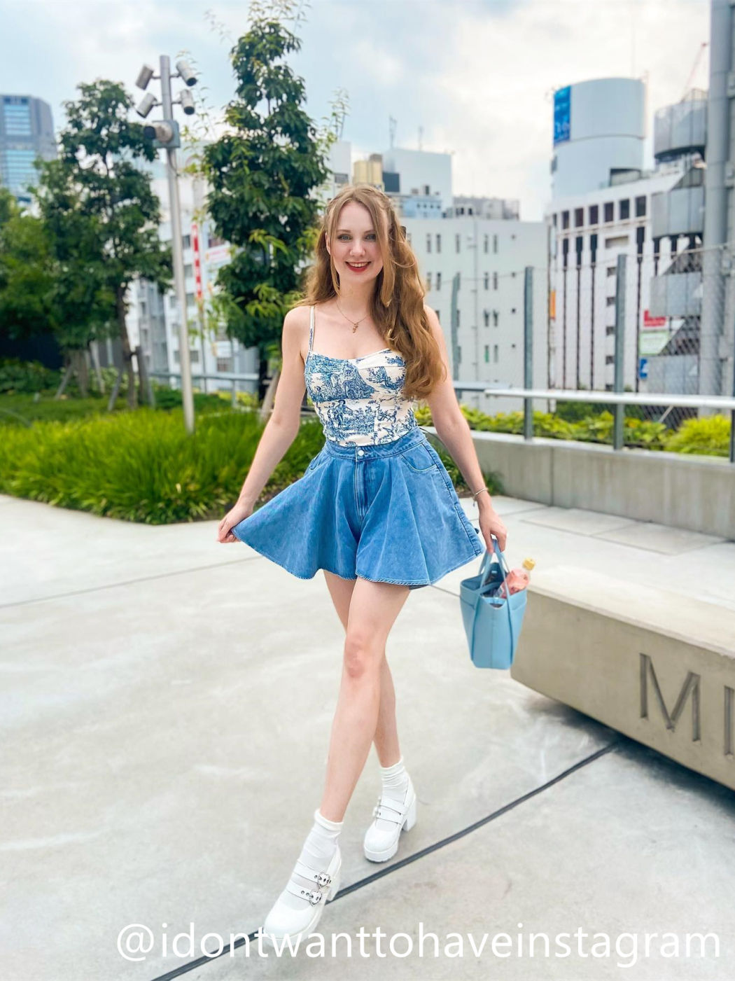  Rüschen Saum Jeans-Shorts