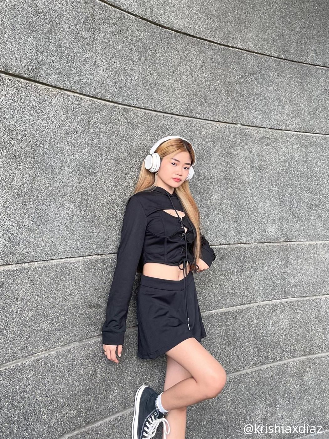 Solid Slit Classic Skort