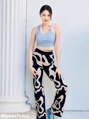  Alltagstäuschung Psychedelische Wirbel Strickhosen
