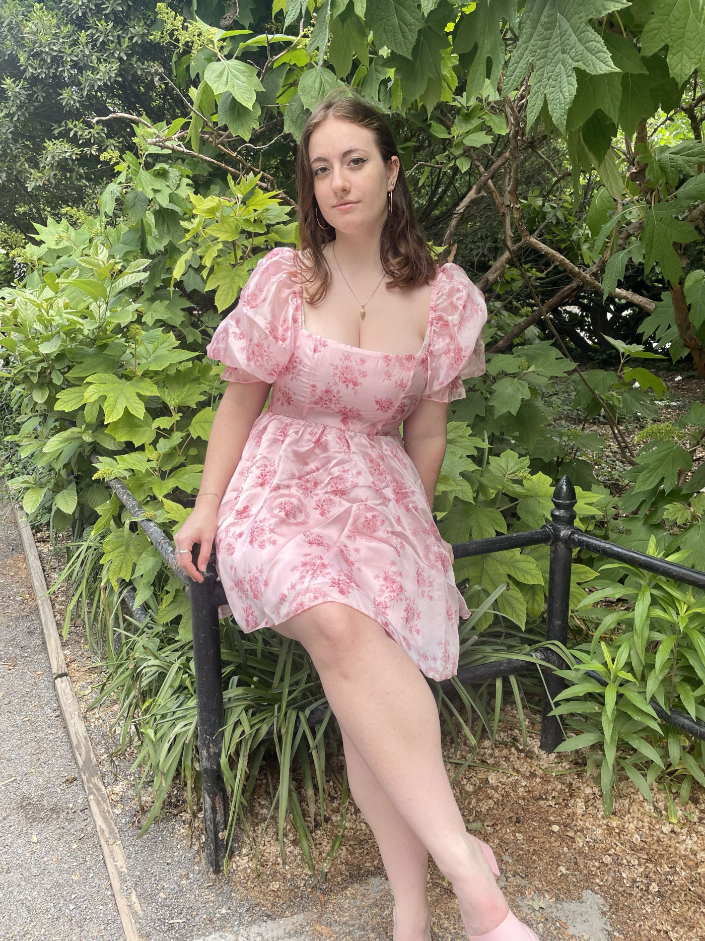 Sadie's Floral Puff Sleeve Ruffle Mini Dress