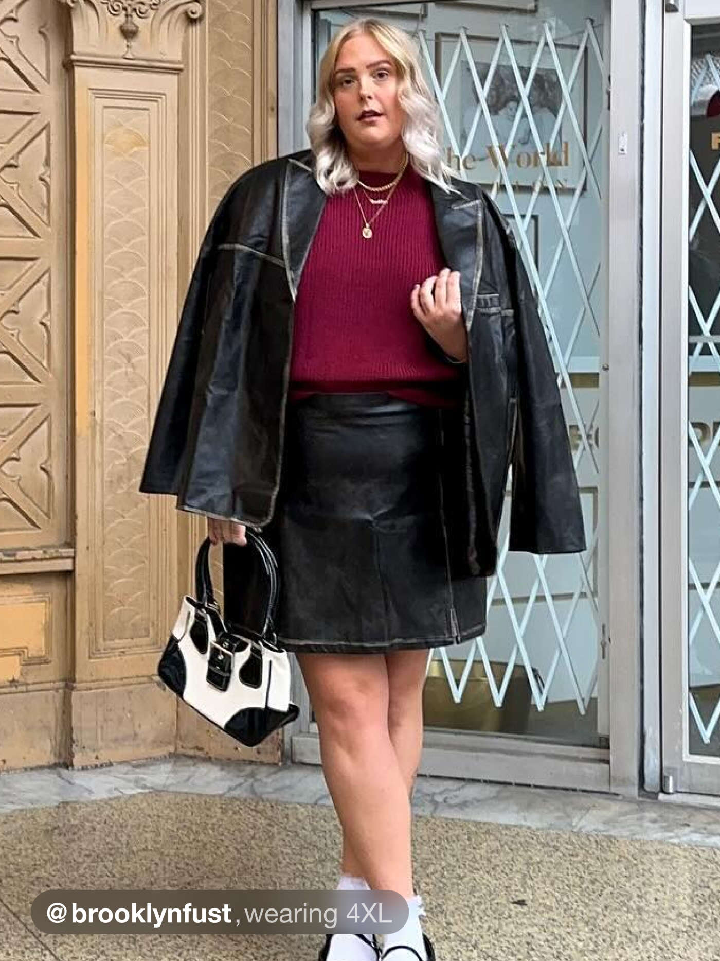 Solid High Neck Knit Vest Curve & Plus
