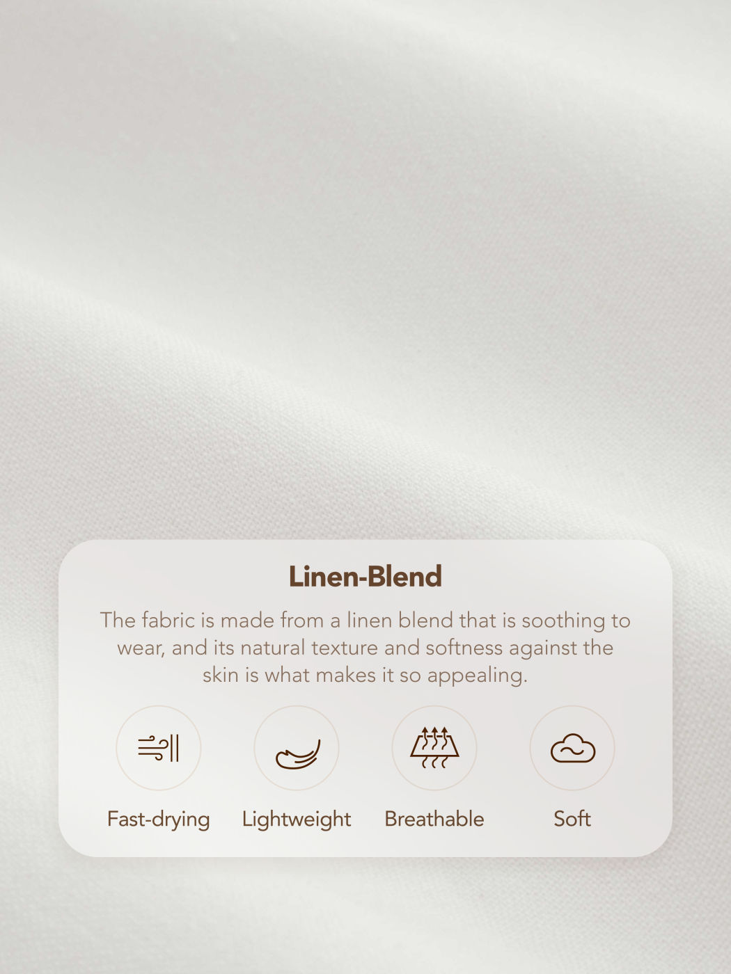 Linen-blend Square Neck Solid Shirred Midi Dress