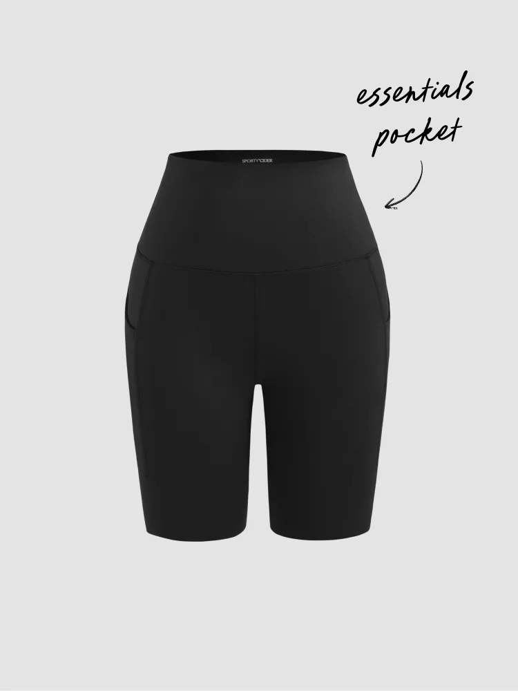 7" High Rise Pocket Biker Shorts 