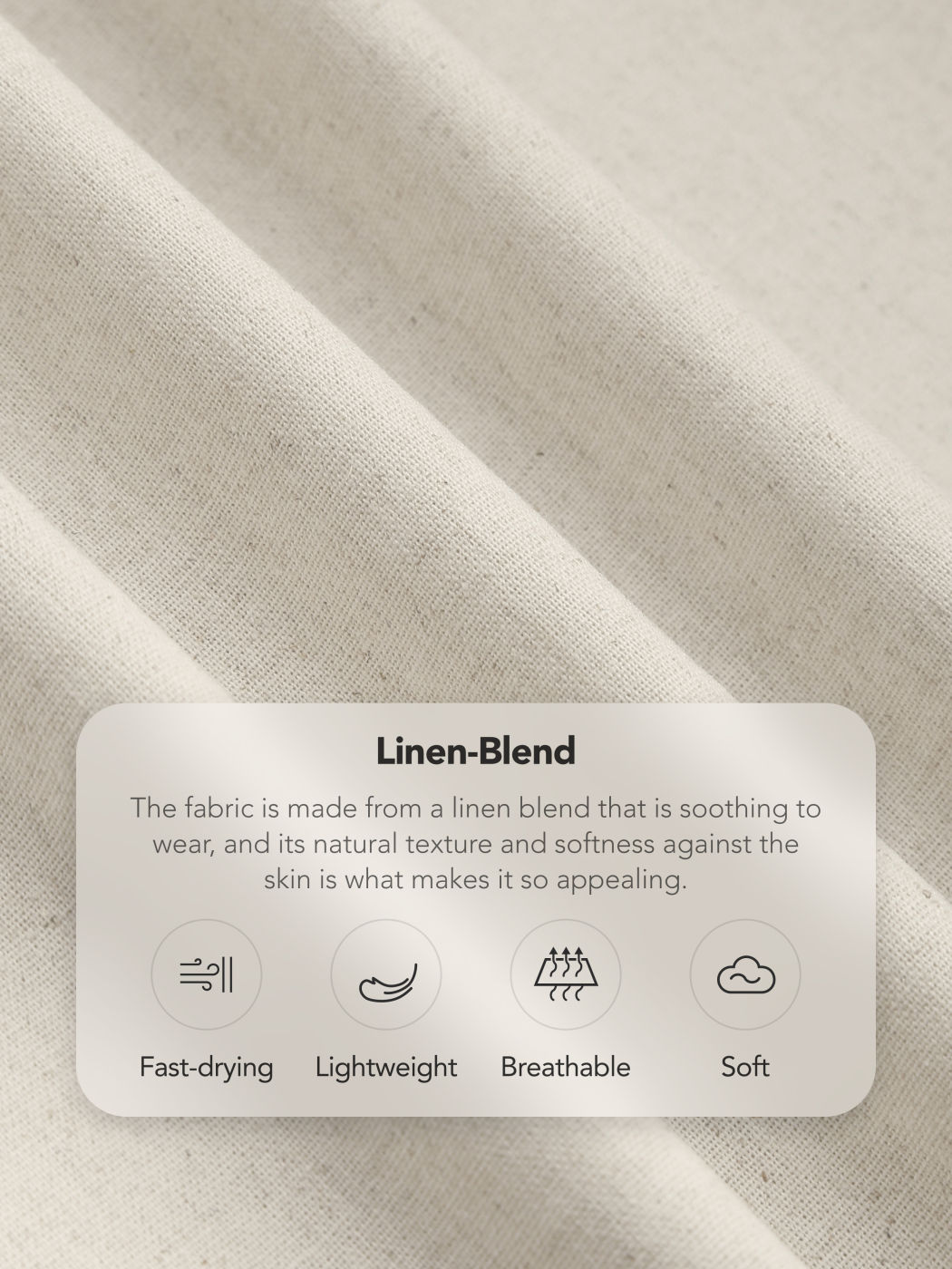 Linen-blend Scoop Neckline Solid Backless Pocket Sleeveless Mini Dress