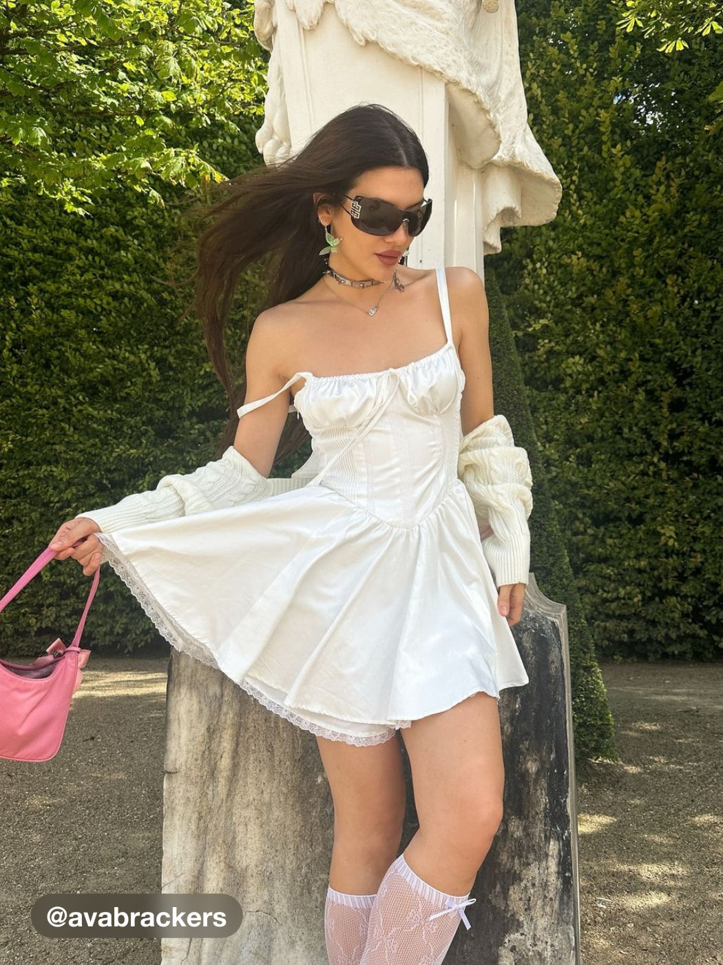 Solid Sweetheart Corset Lace Up Ruffle Mini Dress