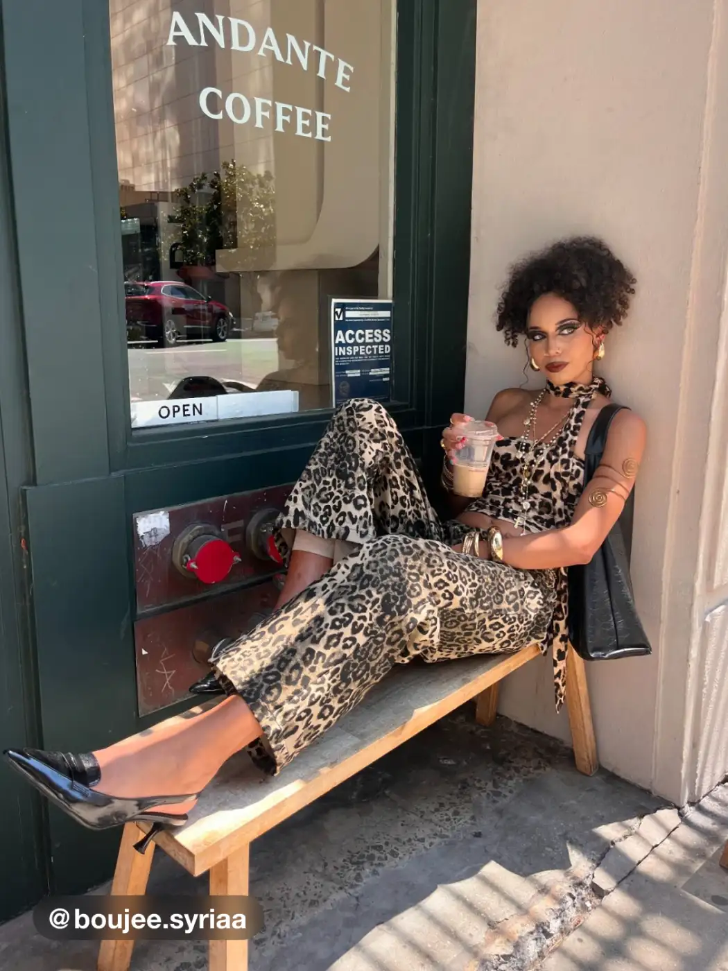 City Chic Knit Fabric Leopard Print Ruched Tube Top With