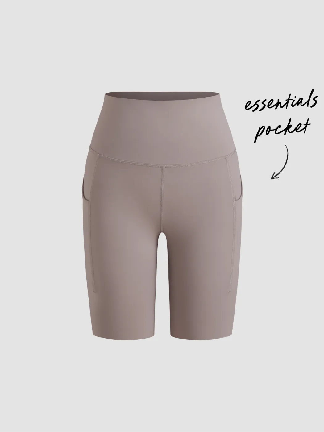CIDERAIRY™ High Rise Solid Active Shorts
