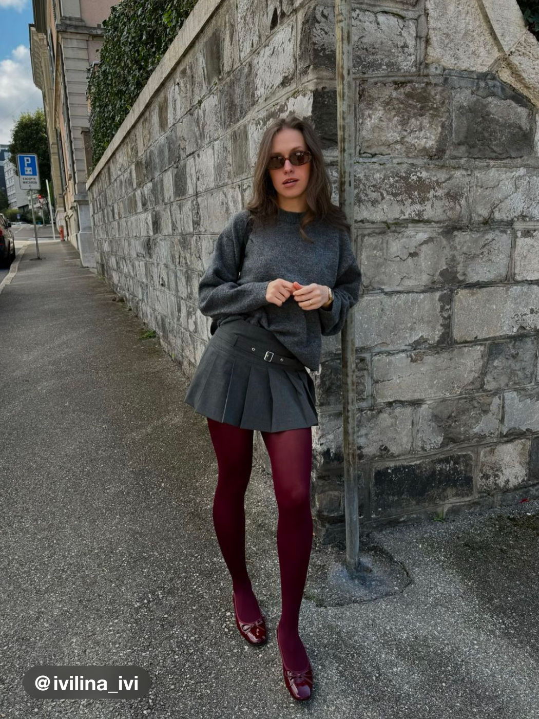 Ballet Mary Jane Flats mit Schleifendekor und quadratischem Absatz