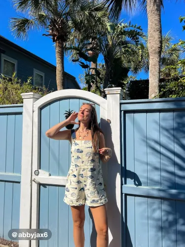 Square Neck Shell Graphic Pocket Romper