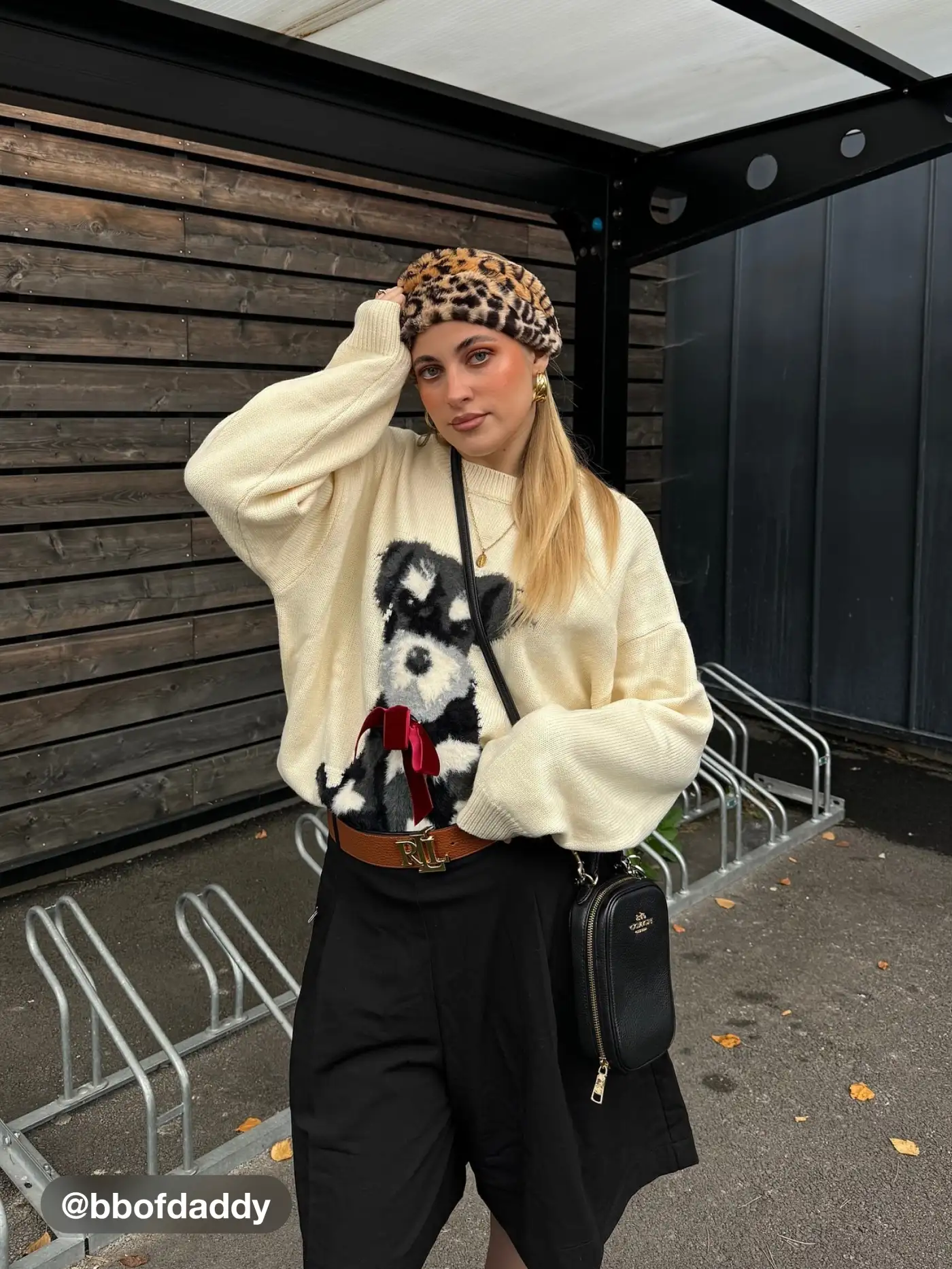 LEOPARD PRINT FUZZY HEADBAND