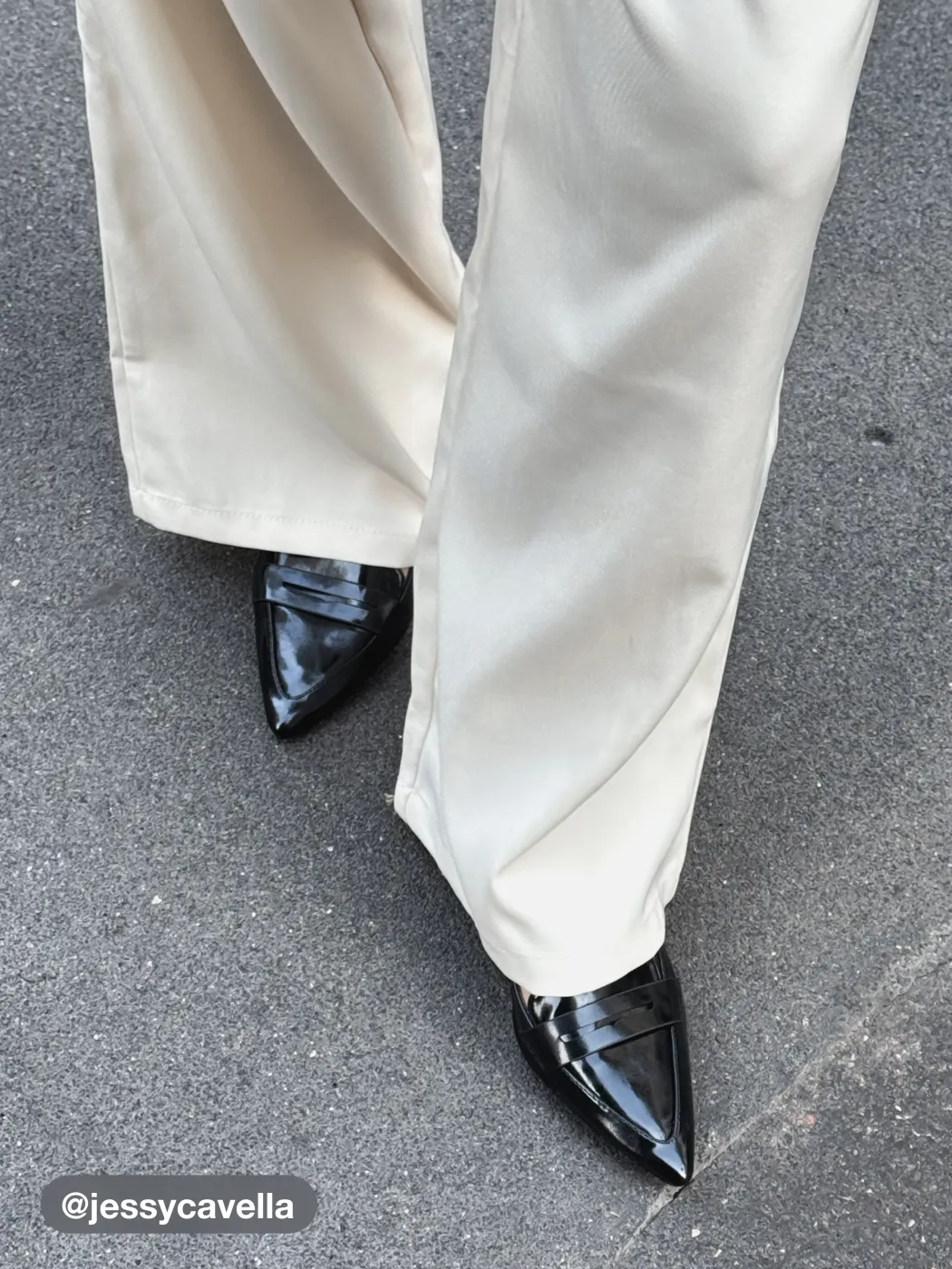 FAUX PATENT LEATHER SLINGBACKS
