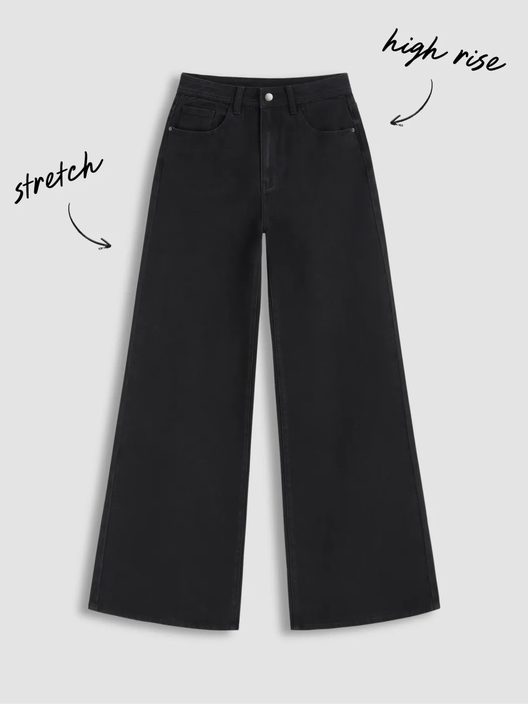 High-Rise Wide Leg