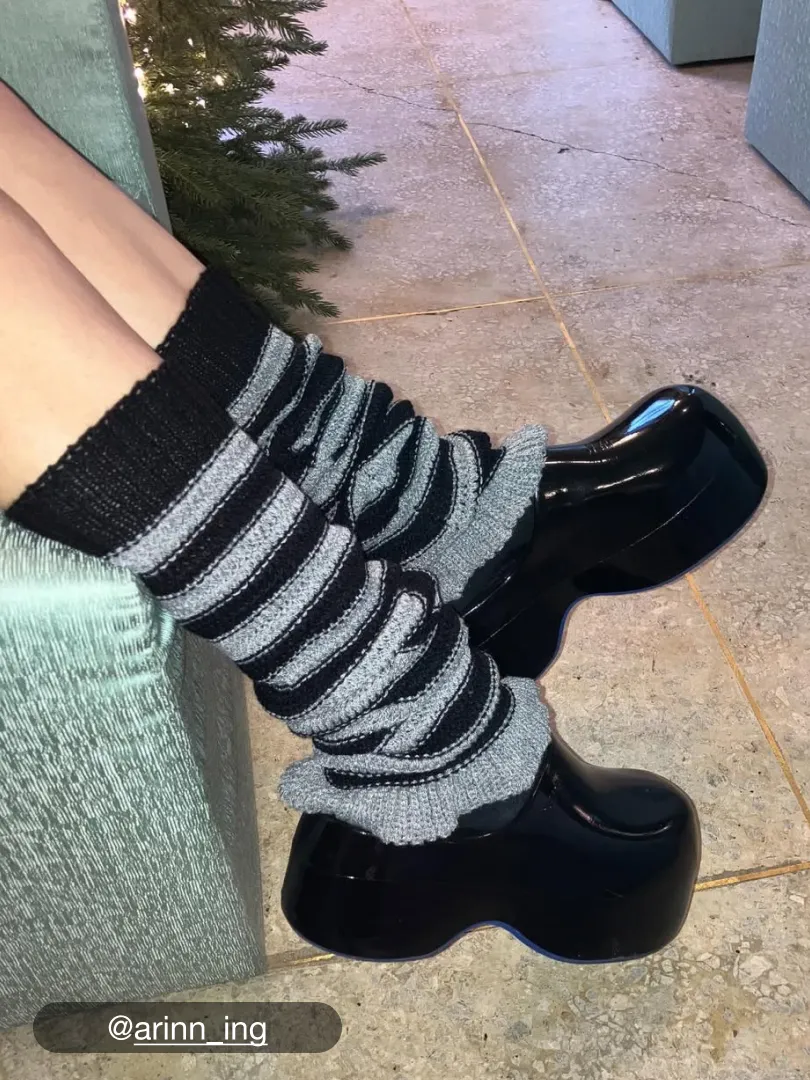 Striped Leg Warmers