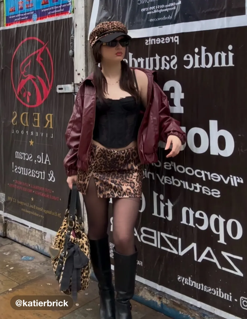 LEOPARD PRINT BERET