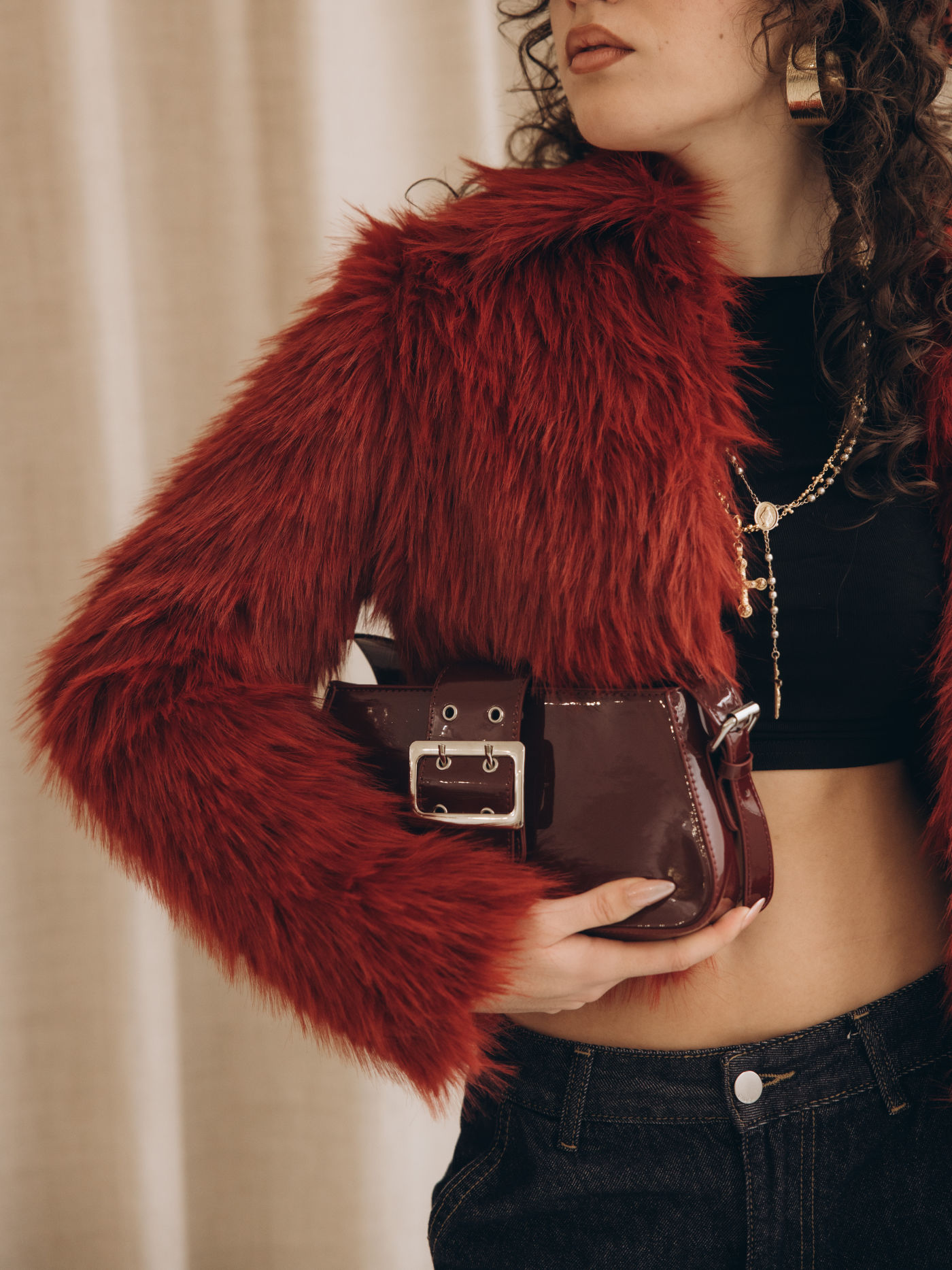 Sac à bandoulière à double boucle